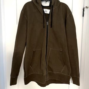 Reigning Champ Heavyweight Zip Up Green XL